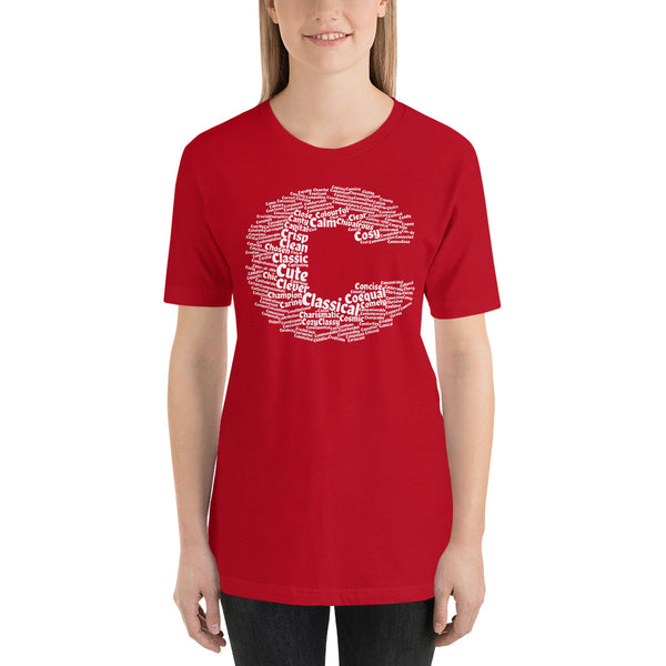 Positive C words t-shirt | unisex
