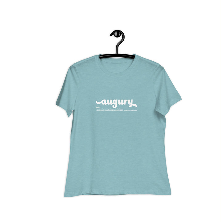 augury t-shirt blue lagoon women