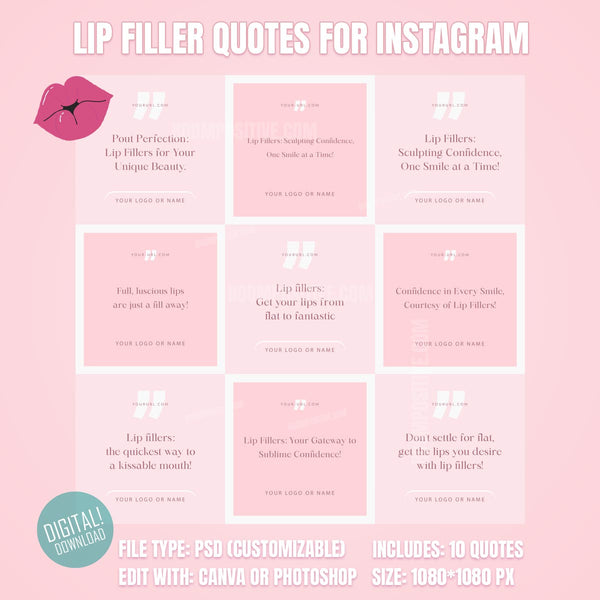 lip filler quotes for instagram