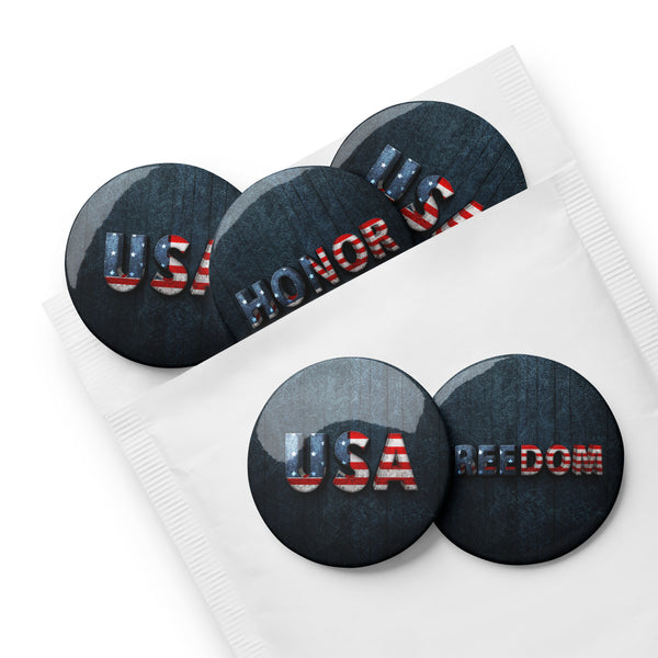 USA pin buttons | Set of 5