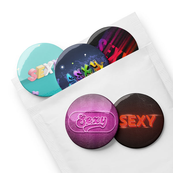 sexy pin buttons