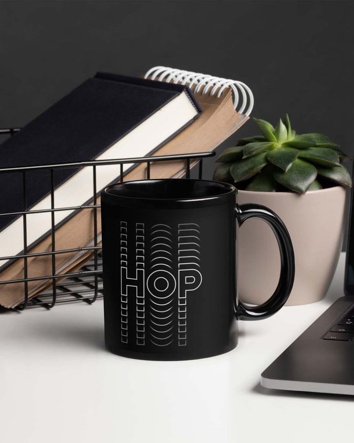 hip hop black coffee mug