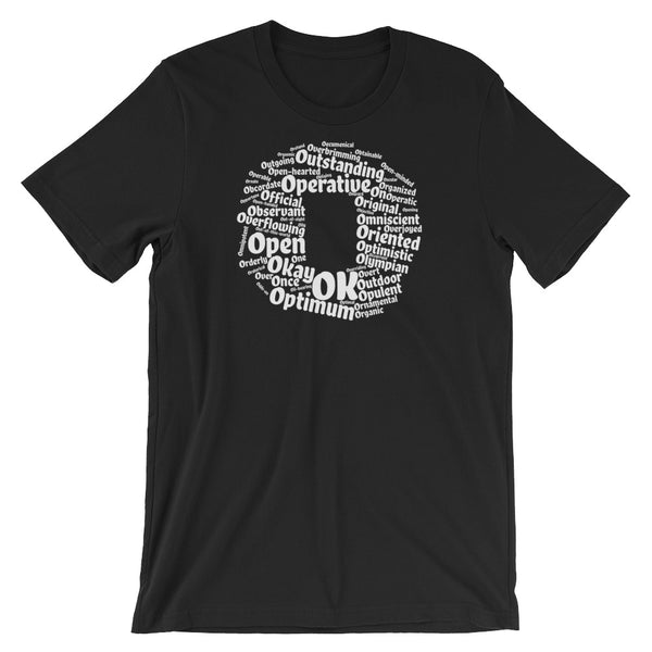 positive o words t-shirt