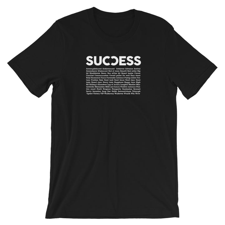 success t-shirt word cloud