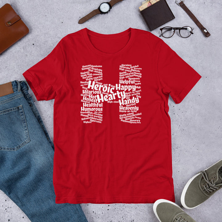 positive h words t-shirt