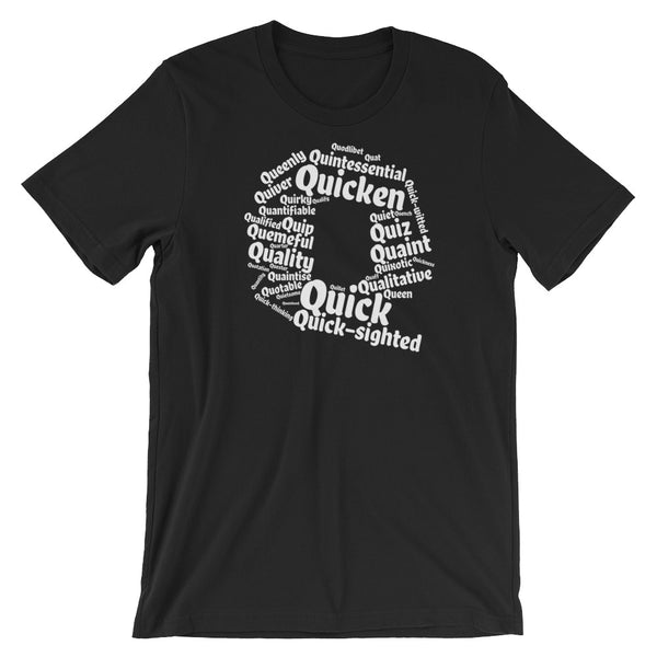 positive words that start with q t-shirt