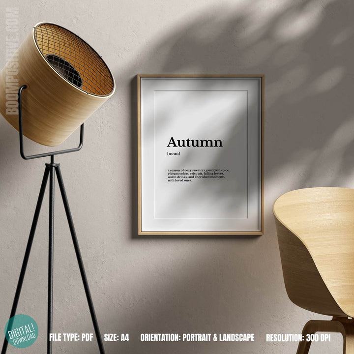 printable autumn digital wall art