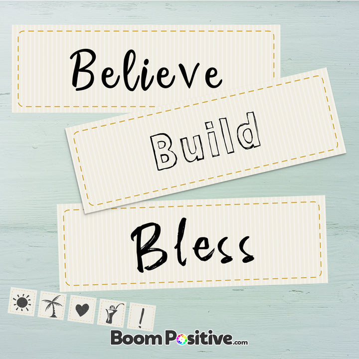 printable positive words starting with b closeup