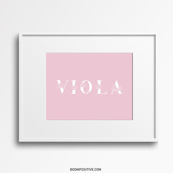 Viola | Printable girl name