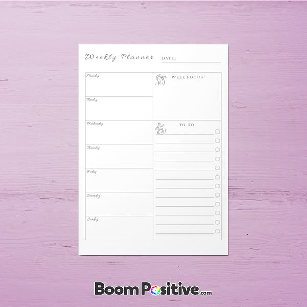 printable to do list weekly planner