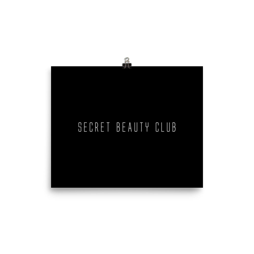 Secret Beauty Club Poster – Boom Positive